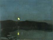 William Stott of Oldham Waning Moon Spain oil painting artist